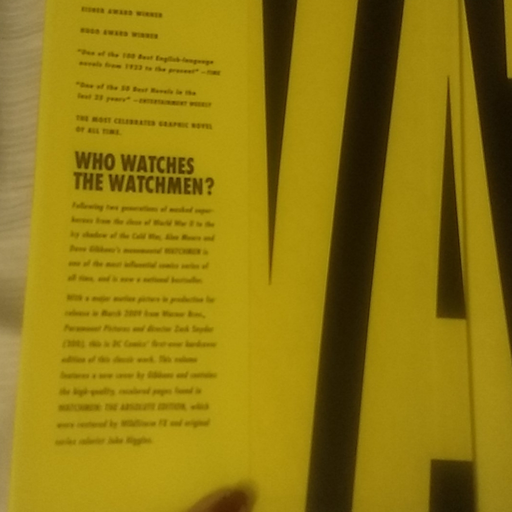 Watchmen graphic novel hardcover (2008) - Picture 3 of 5